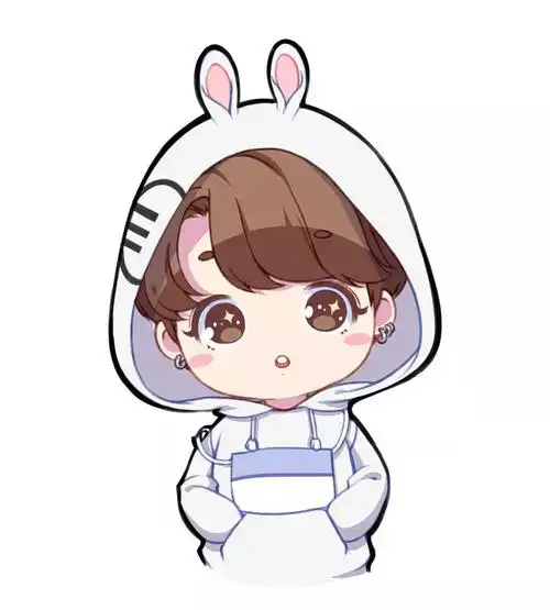 动漫头像你的男孩鹿晗萌态