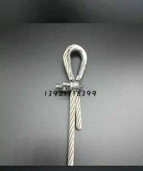 304不锈钢 钢丝绳夹头 u型夹 绳扣 钢丝绳卡头 卡扣 不锈钢绳卡_双氙