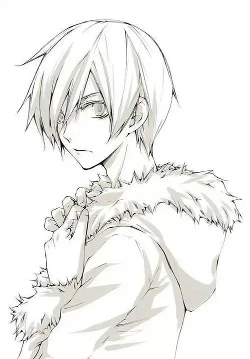 动漫人物的男生帅气冷酷简笔画漫画男全简笔画男生简笔画戴帽子动漫