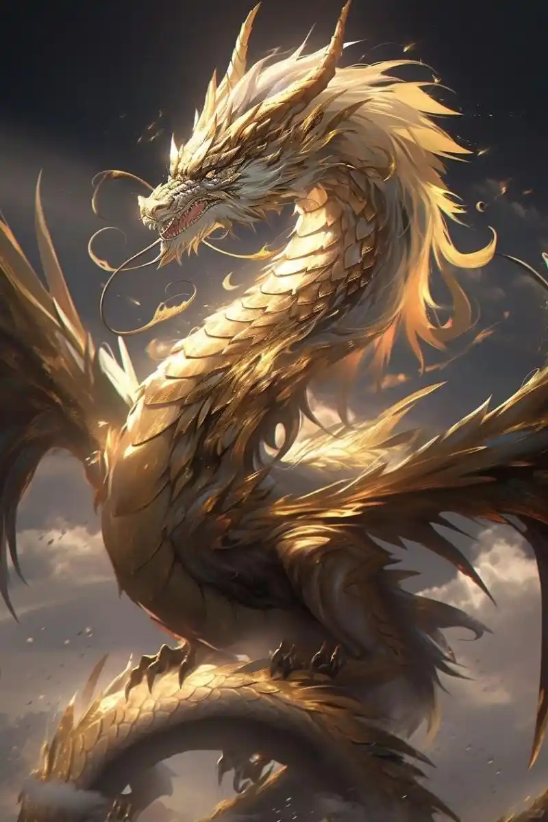 上古神兽|应龙 右划变身  应龙,全称应时之龙,应德之龙,其名为吉,亦名