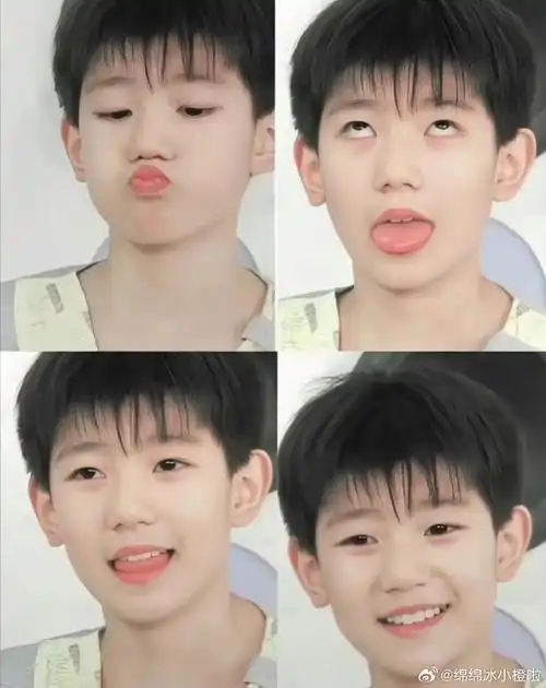 家人们,看我发现了什么,王源小时候,好呆萌好可爱,好像让人捏一捏哦!