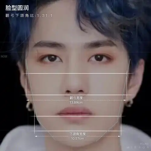 明星素人面部分析王一博