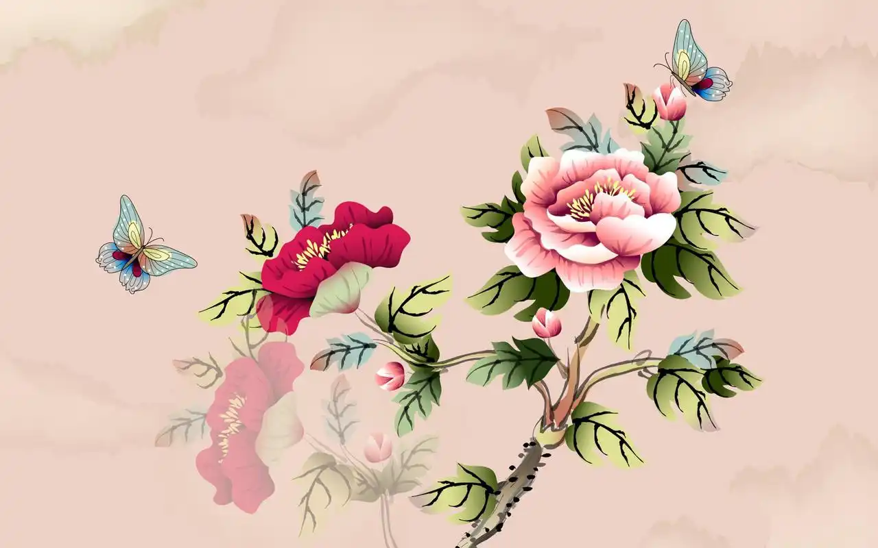 中国水墨画风景高清桌面壁纸