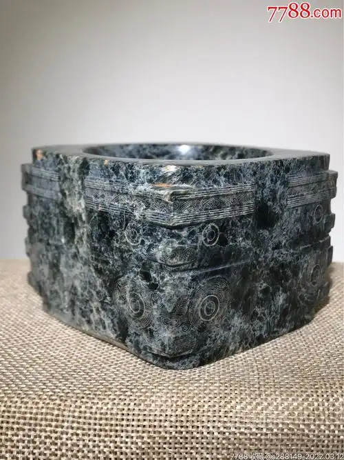 良渚玉琮良渚文化玉琮高古玉_价格15000元【华夏遗珍阁】_第1张_7788