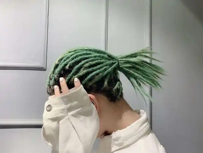 适合女生的短发脏辫,半头脏辫