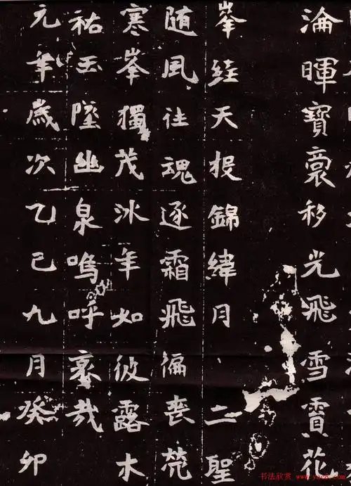 北魏碑刻金城郡君无华墓志铭8