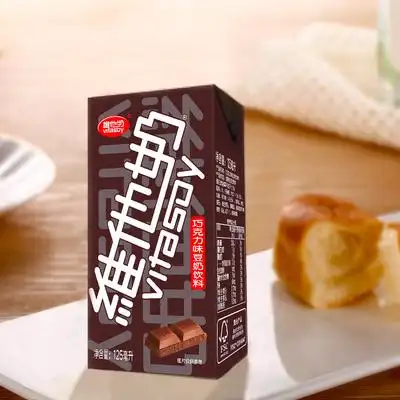 维他奶巧克力味豆奶125ml4盒