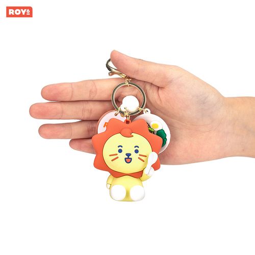 roy6 城市系列 莱阳钥匙扣 卡通可爱小笼包装饰挂扣