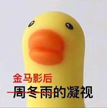 金马影后周冬雨的凝视