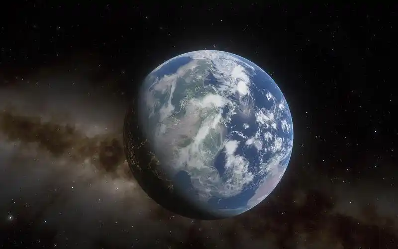 在宇宙中欣赏地球美景【1080p】【spaceengine】_哔哩哔哩 (゜-゜)つ