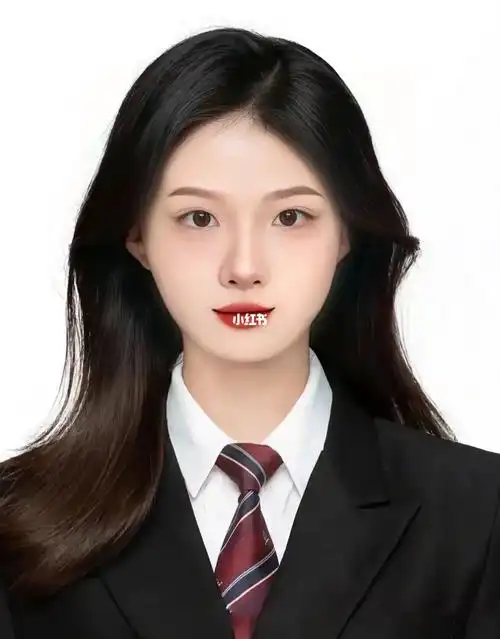 丸子头证件照,太可爱了叭93