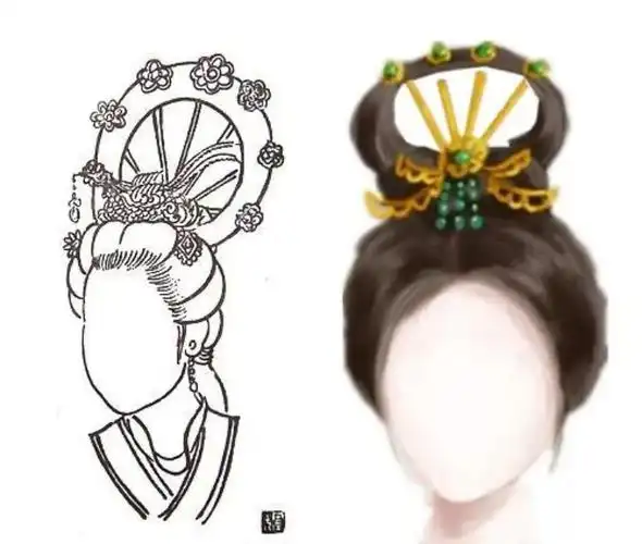 凌云髻古风造型,凹出盛唐韵味