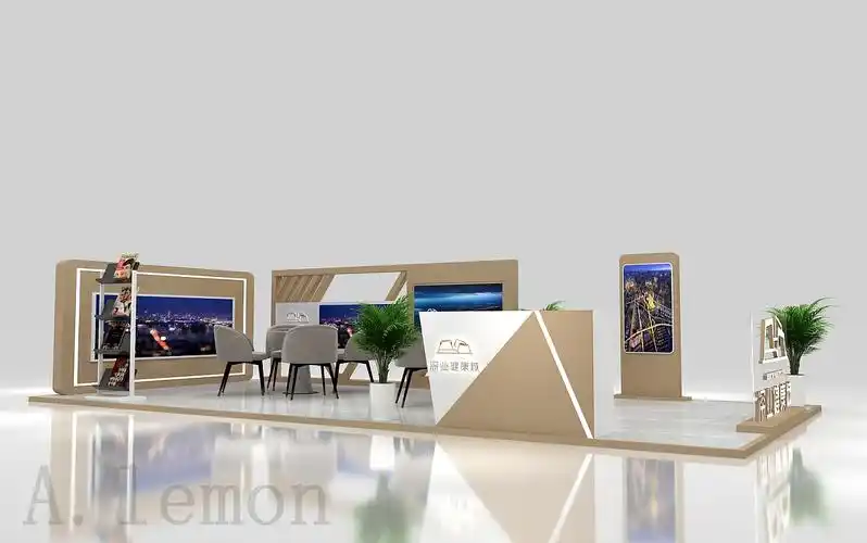 房地产展位|空间|展陈设计|柠檬之恋 - 原创作品 - 站酷 (zcool)