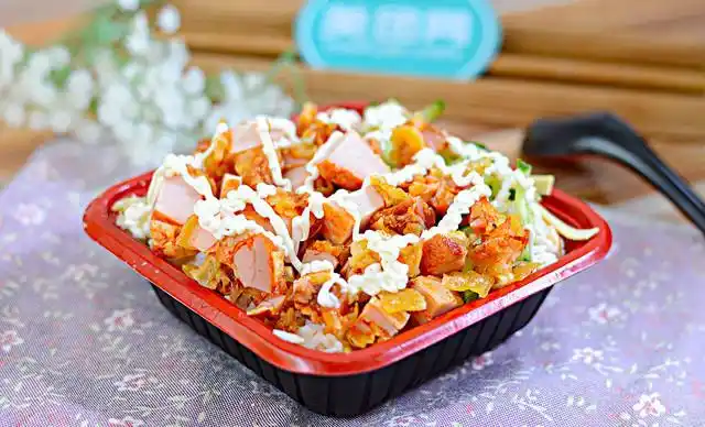 沐香阁脆皮鸡拌饭