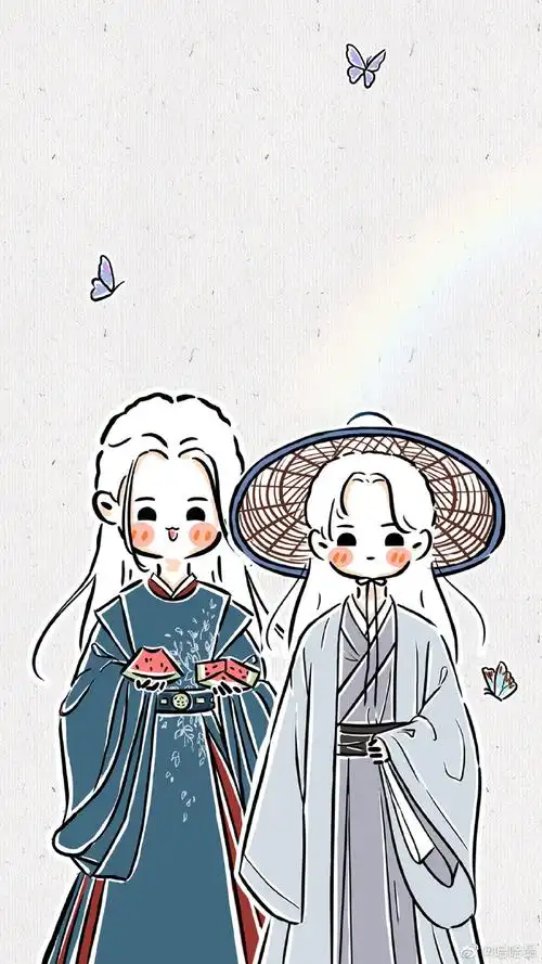 所以有些是随意搭配的山河令|周子舒|温客行|壁纸|头像|手绘分享