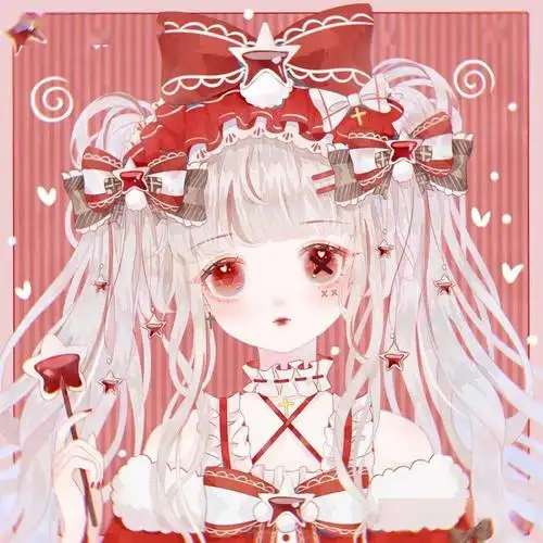 【精选高清头像】红色系微信头像,这么可爱的画风,燃爆了少女心