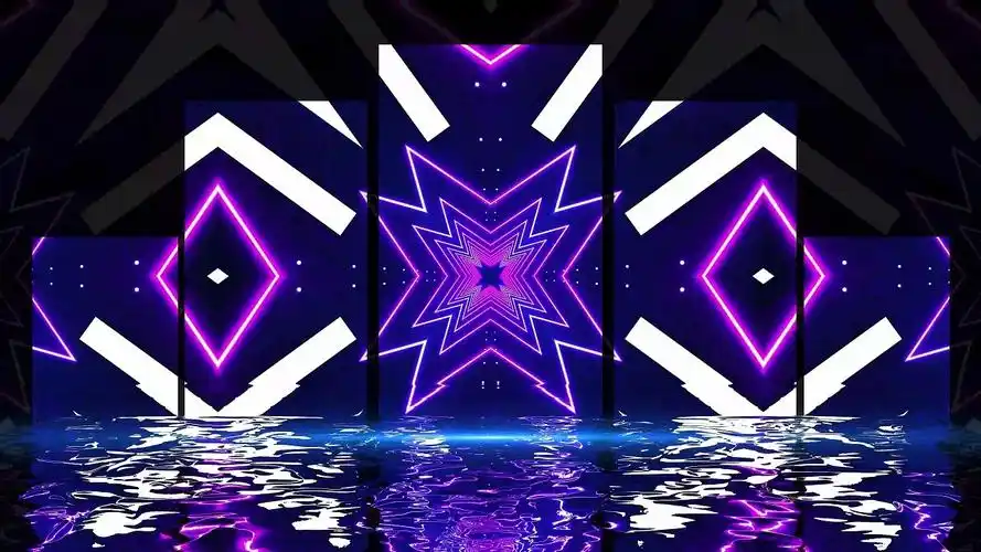 歌曲招牌动作舞台背景炫酷led动态视频