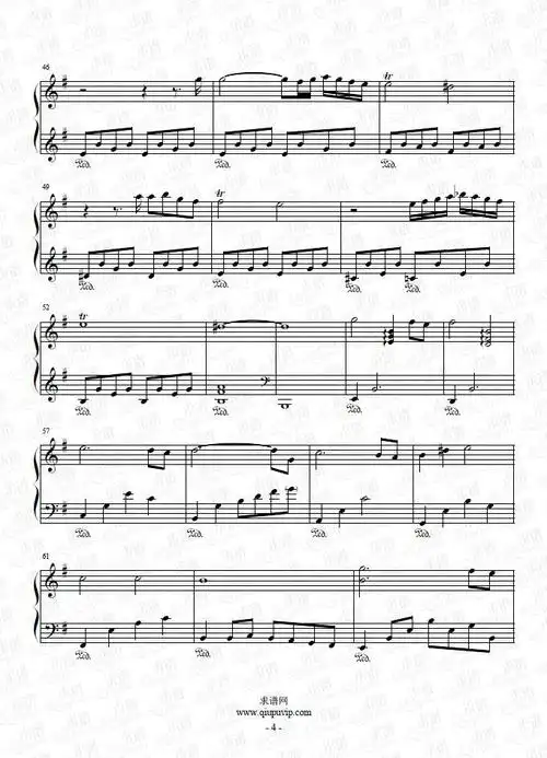 胡桃夹子_张碧晨_钢琴谱_求谱网