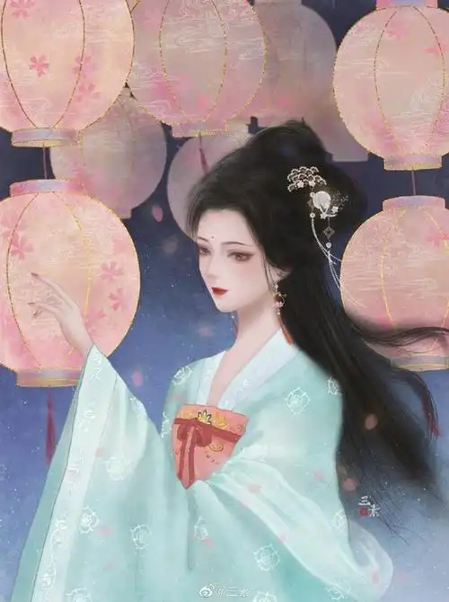 古风美人山中人兮芳杜若饮石泉兮荫松柏君思我兮然疑作