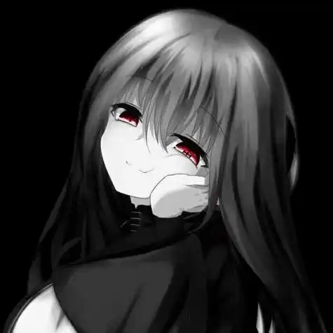 暗黑系女生动漫头像害怕吗