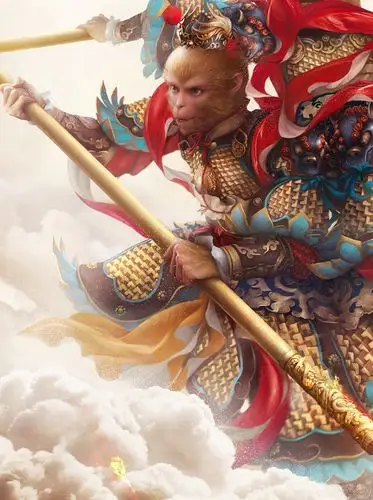 齐天大圣-美猴王 by 张墨一|插画|商业插画|张墨一 - 原创作品 - 站酷