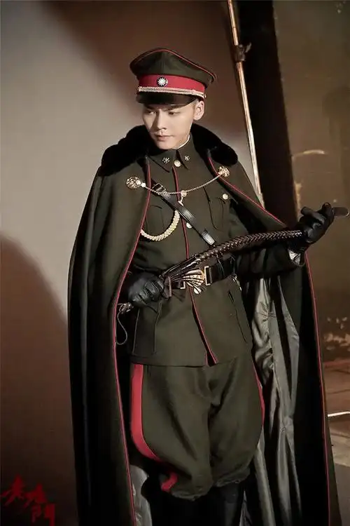 电视剧老九门陈伟霆海报手机壁纸,陈伟霆饰演的张启山身穿大帅军装