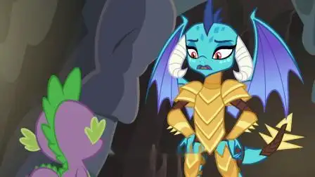 小马宝莉:穗龙和火苗成了朋友,在火苗的帮助下,拿到了龙王权杖!