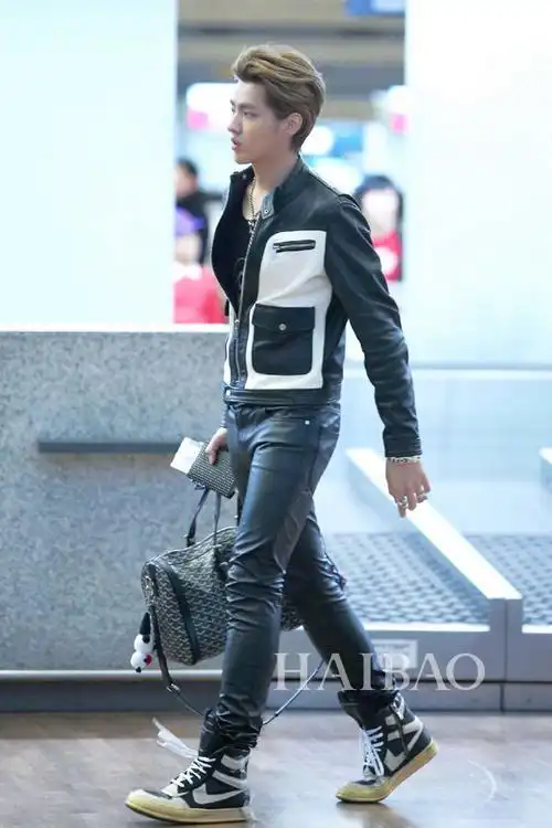 吴亦凡2014年1月29日机场街拍