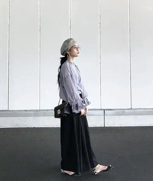 爆红网络的152cm日本女生这样穿好显高