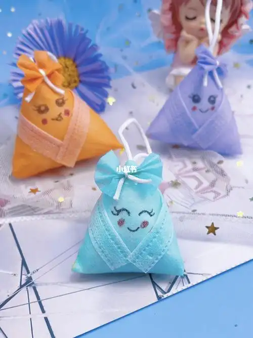 用旧口罩做粽子捏捏乐