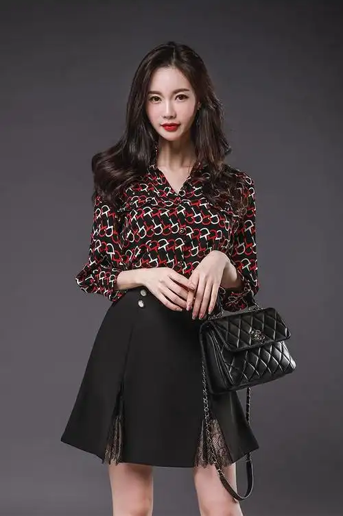 韩国美女职业装短裙穿搭:这就是成熟的女人味