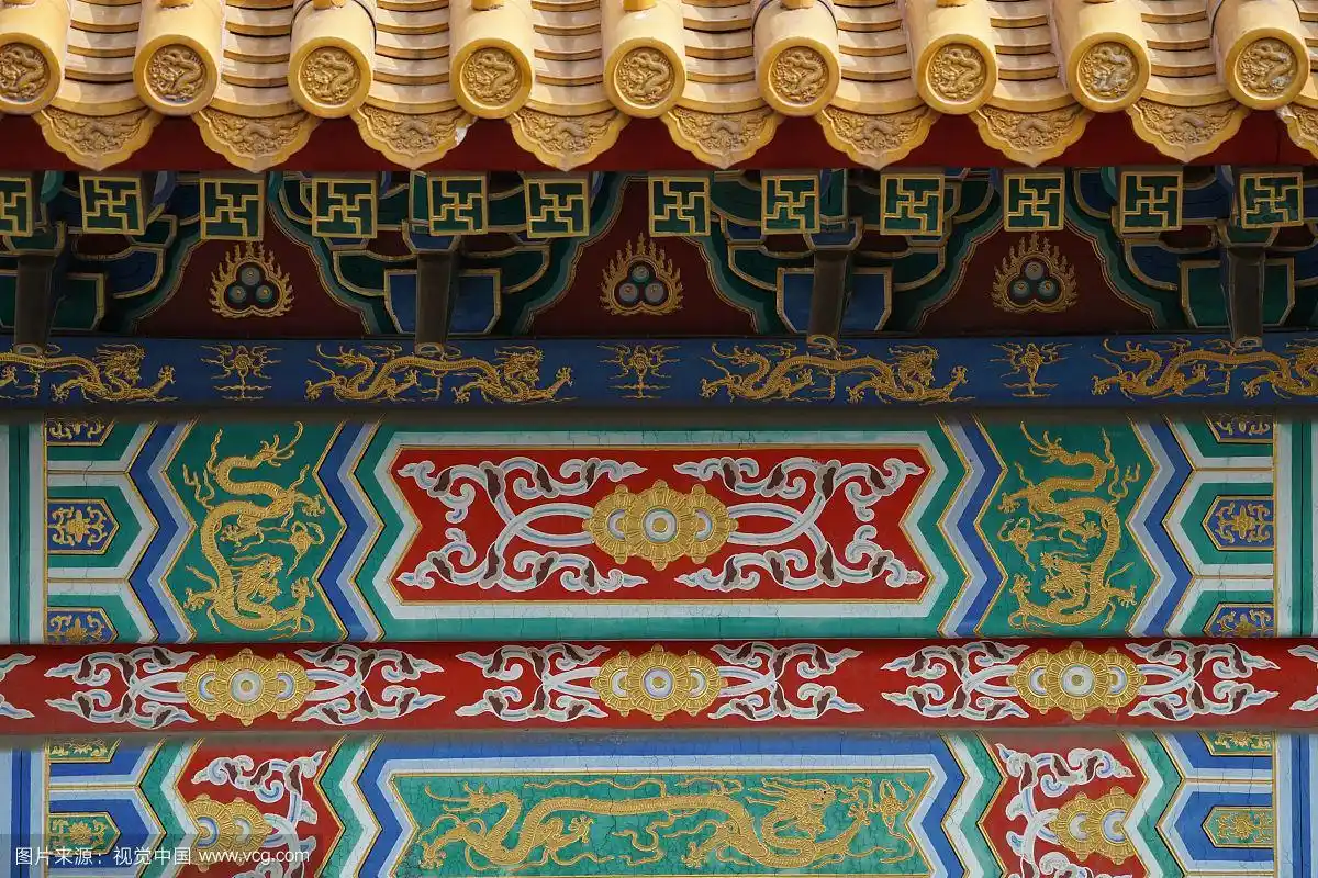 中国古建筑彩画