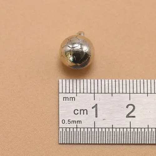 工厂批发合金饰品配件 古银色精致足球小挂件吊坠装饰配件13*10mm