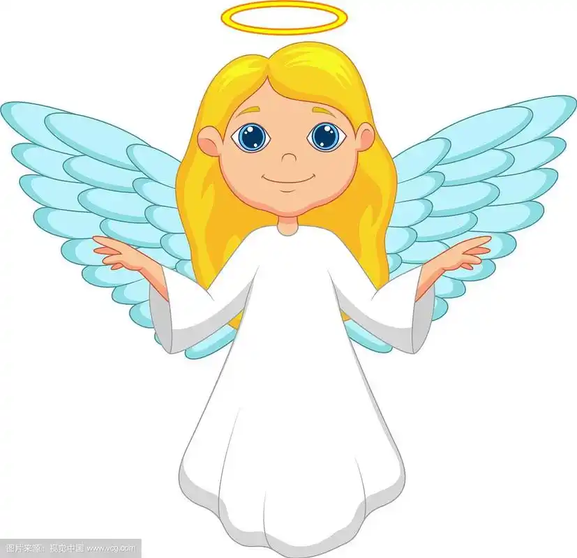 白色天使的卡通