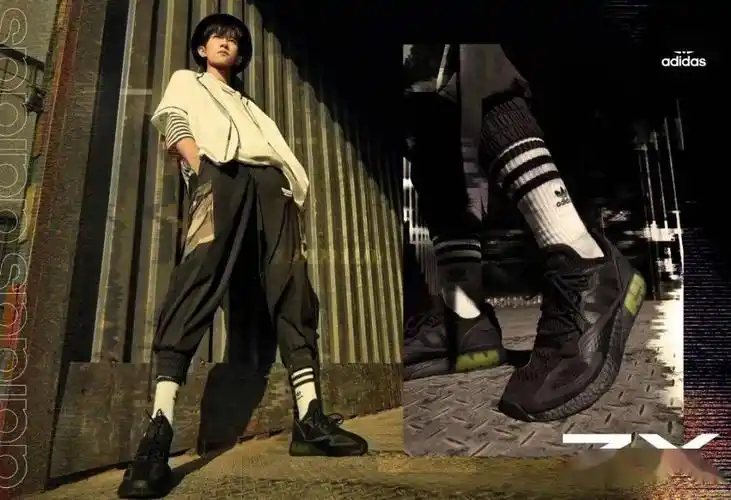 千玺时尚周他的jio上的袜子