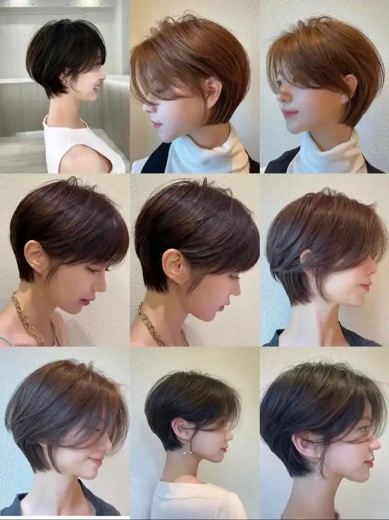 近几年干练帅气感十足的女生露耳超短发超级受欢迎,露耳的短发设