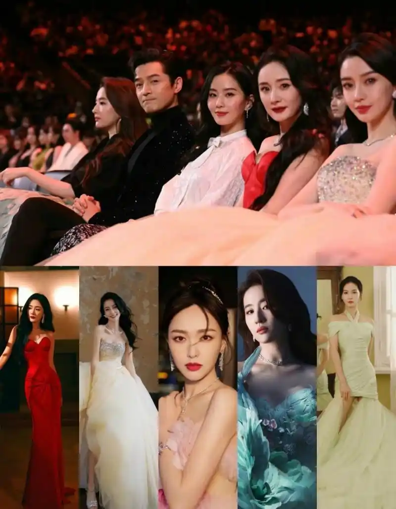 刘亦菲刘诗诗杨幂杨颖四位同框