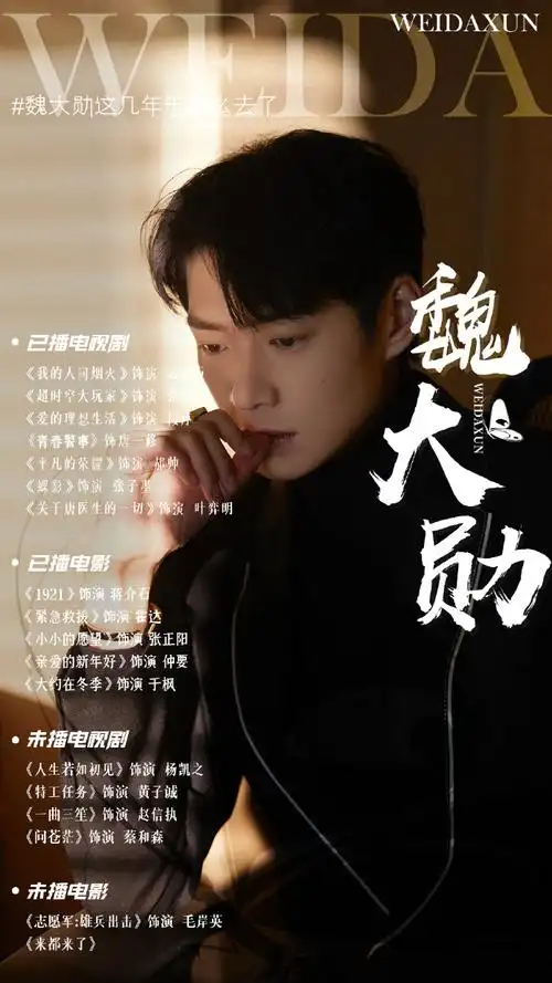 感谢喜欢演员@魏大勋更多作品在路上