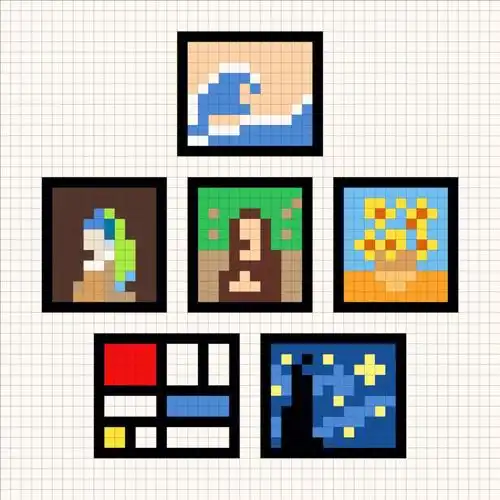 像素画你能说出这几幅画的名字吗