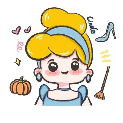 迪士尼公主 q版公主 头像 小红书cr. 陈一休ui