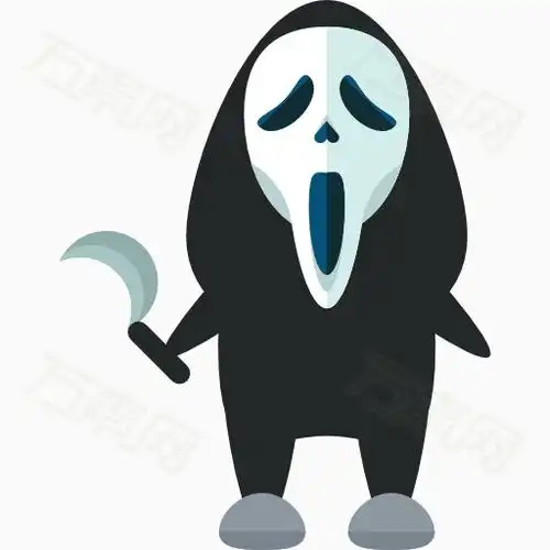 恐怖的鬼脸图片免费下载_卡通手绘_万素网