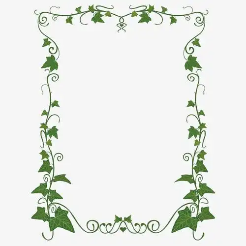 藤蔓装饰边框素材免费下载_觅元素