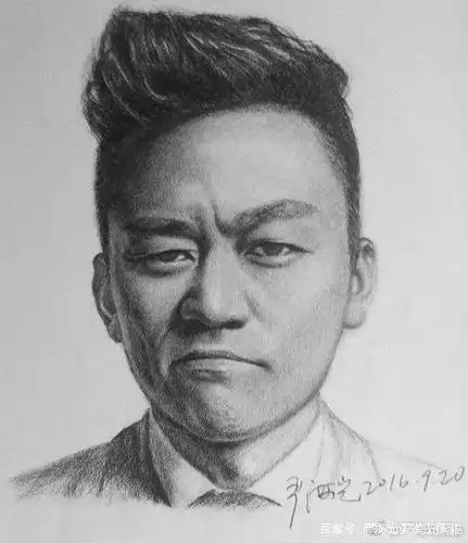 来一波明星素描肖像