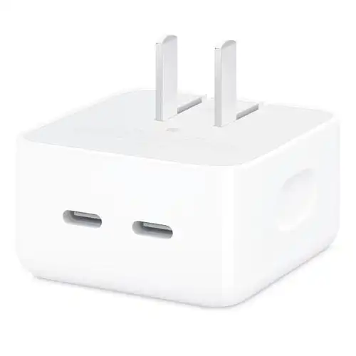 苹果推出 35w 双 usb-c 接口电源适配器:兼容macbook air399元_充电器