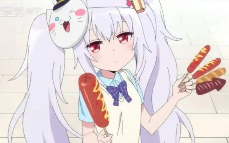 配的是双马尾白毛哟