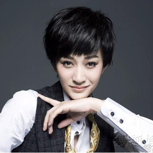 假发女短发帅气短直发bobo头气质逼真李小冉个性中年人假发套妈妈