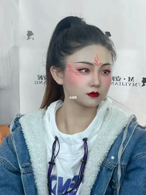 舞台妆#彩绘#创意舞台妆#古风舞台妆