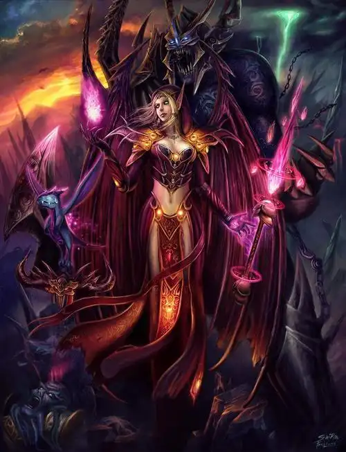 魔兽世界血精灵女术士