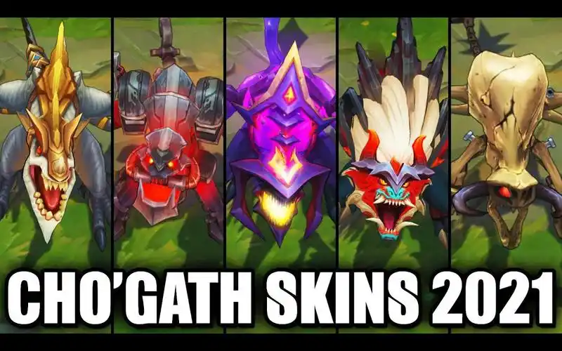 「皮肤预览厅」- 全皮肤 - 科加斯·虚空恐惧 - 英雄联盟