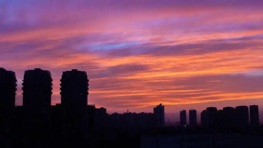 唯美的落日和晚霞,高清壁纸,风景图片-回车桌面